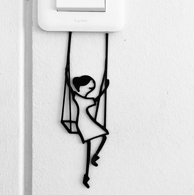 Décoration murale - Balançoire