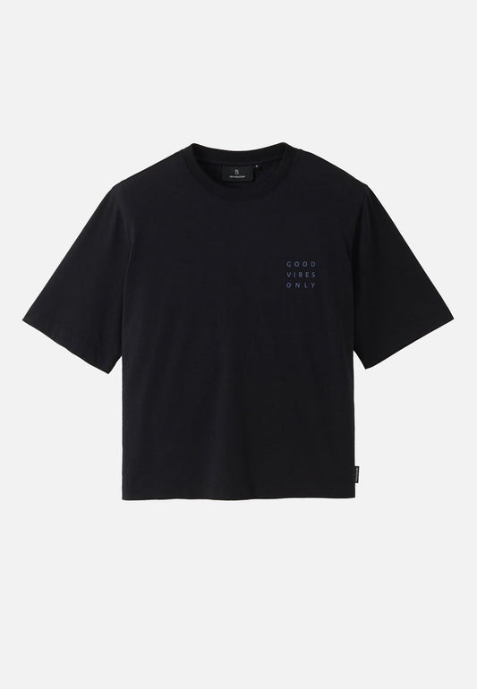 T-Shirt AZOLLA Good Vibes - noir