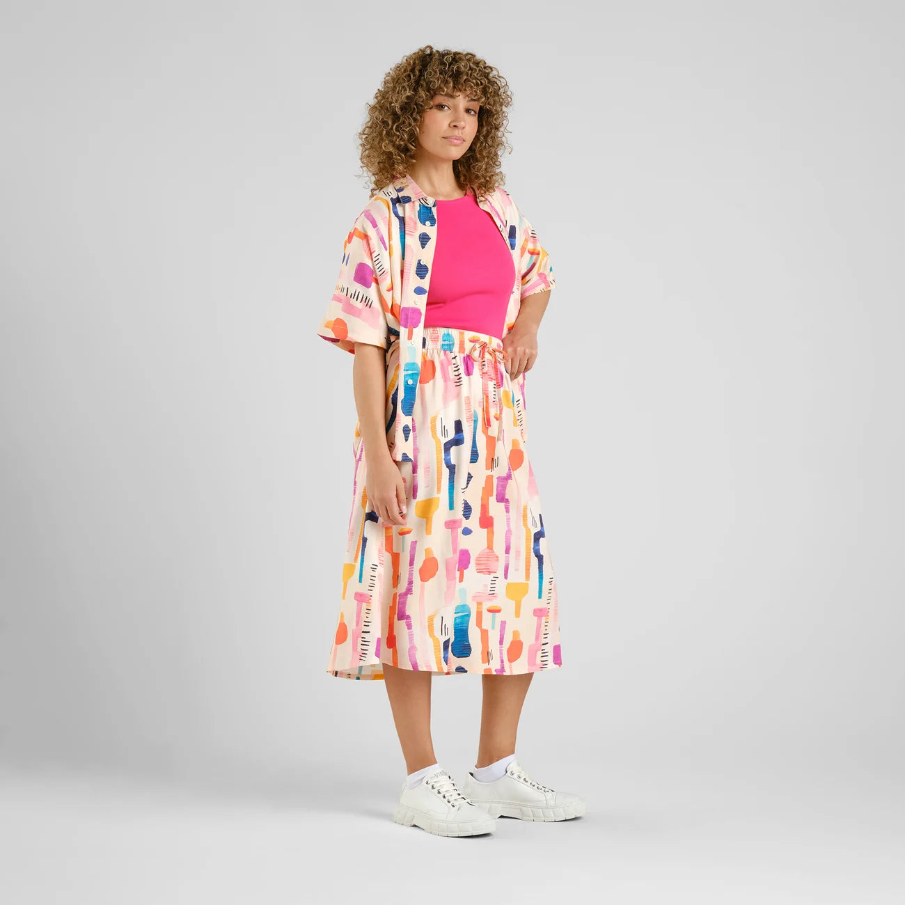 Jupe ABSTRACT - Multi Couleur