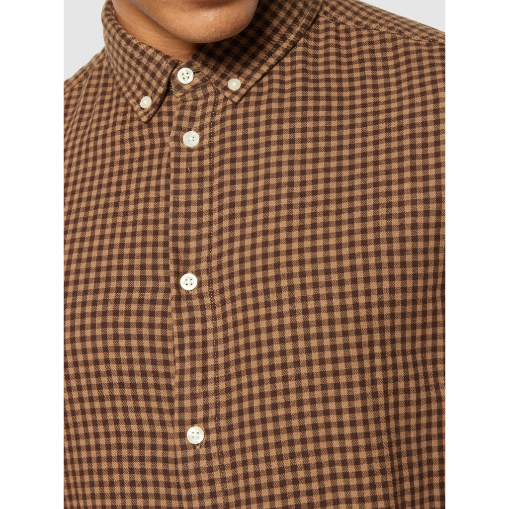 Chemise regular-fit à petits carreaux