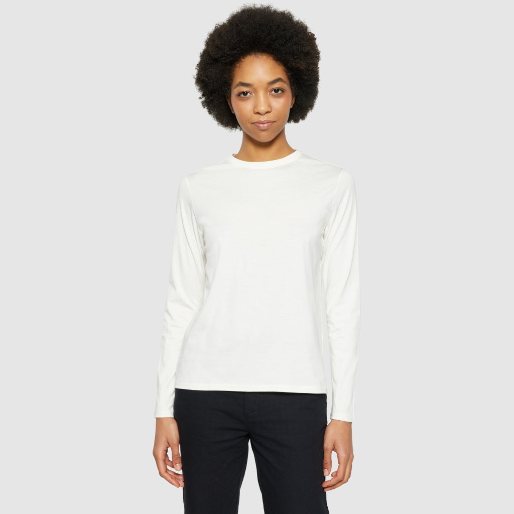 T-shirt basic PIMA à longue manches