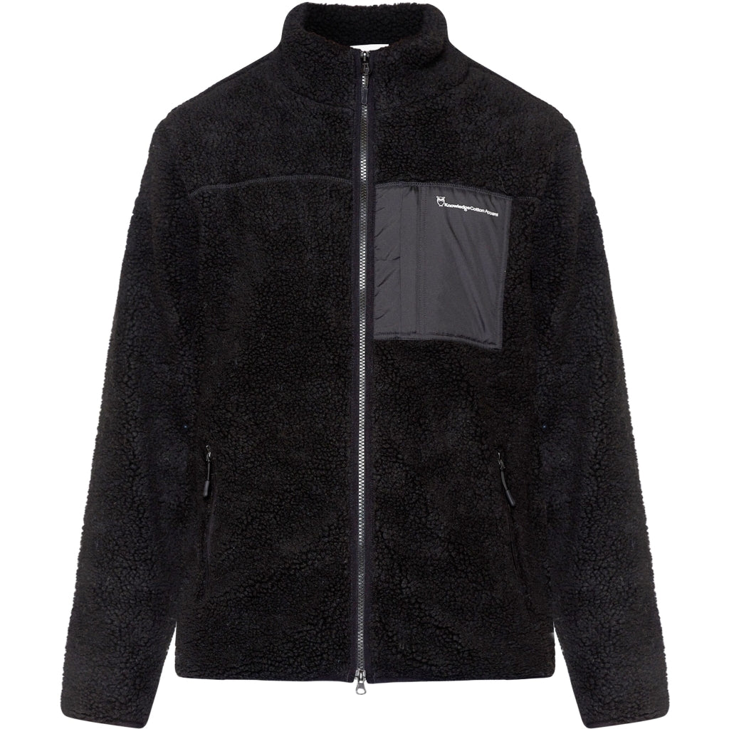 Teddy fleece zip - Black