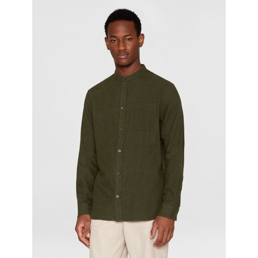 Chemise en flanelle de coton biologique - Forest Night