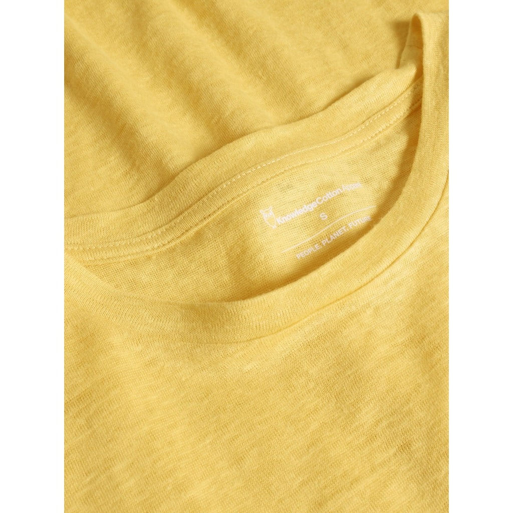 T-shirt en lin - Yellow