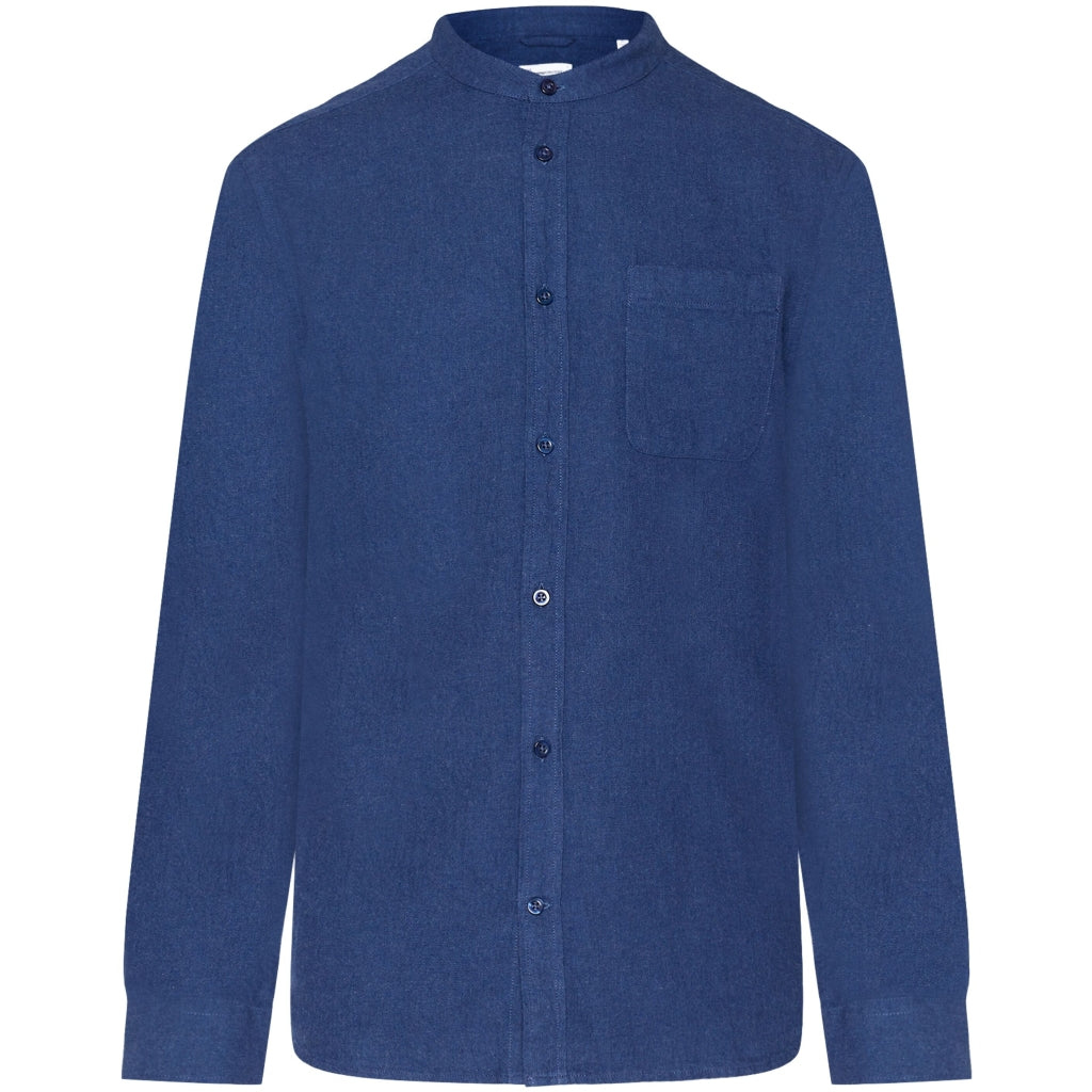 Chemise regular-fit en flanelle - Estate blue