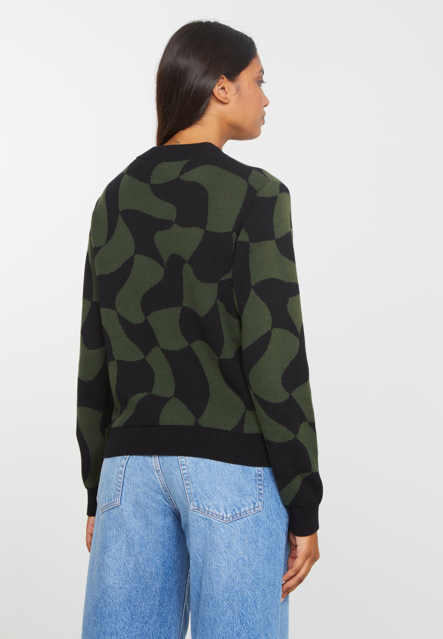 Pull PISTIABOLD vert et noir