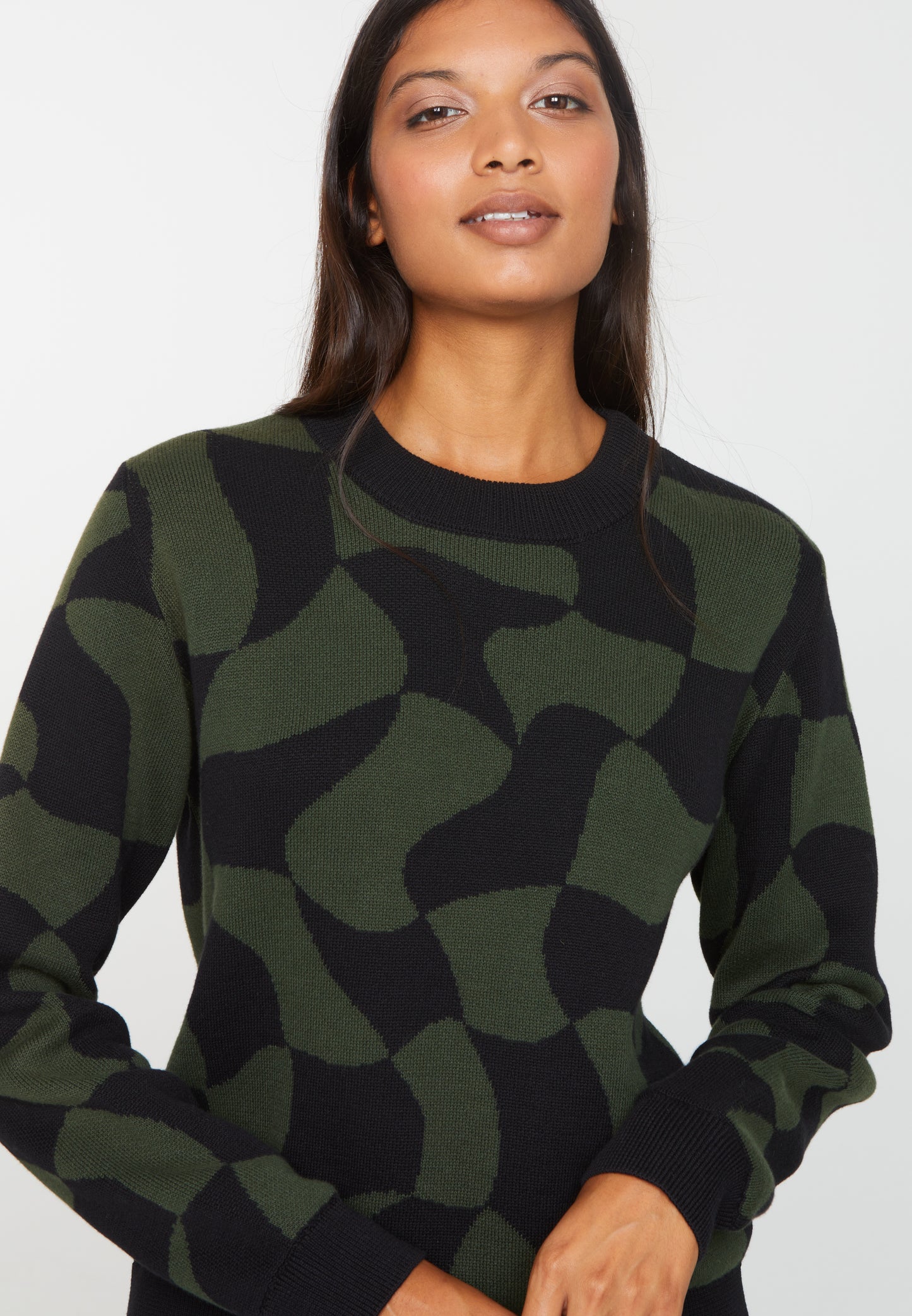Pull PISTIABOLD vert et noir