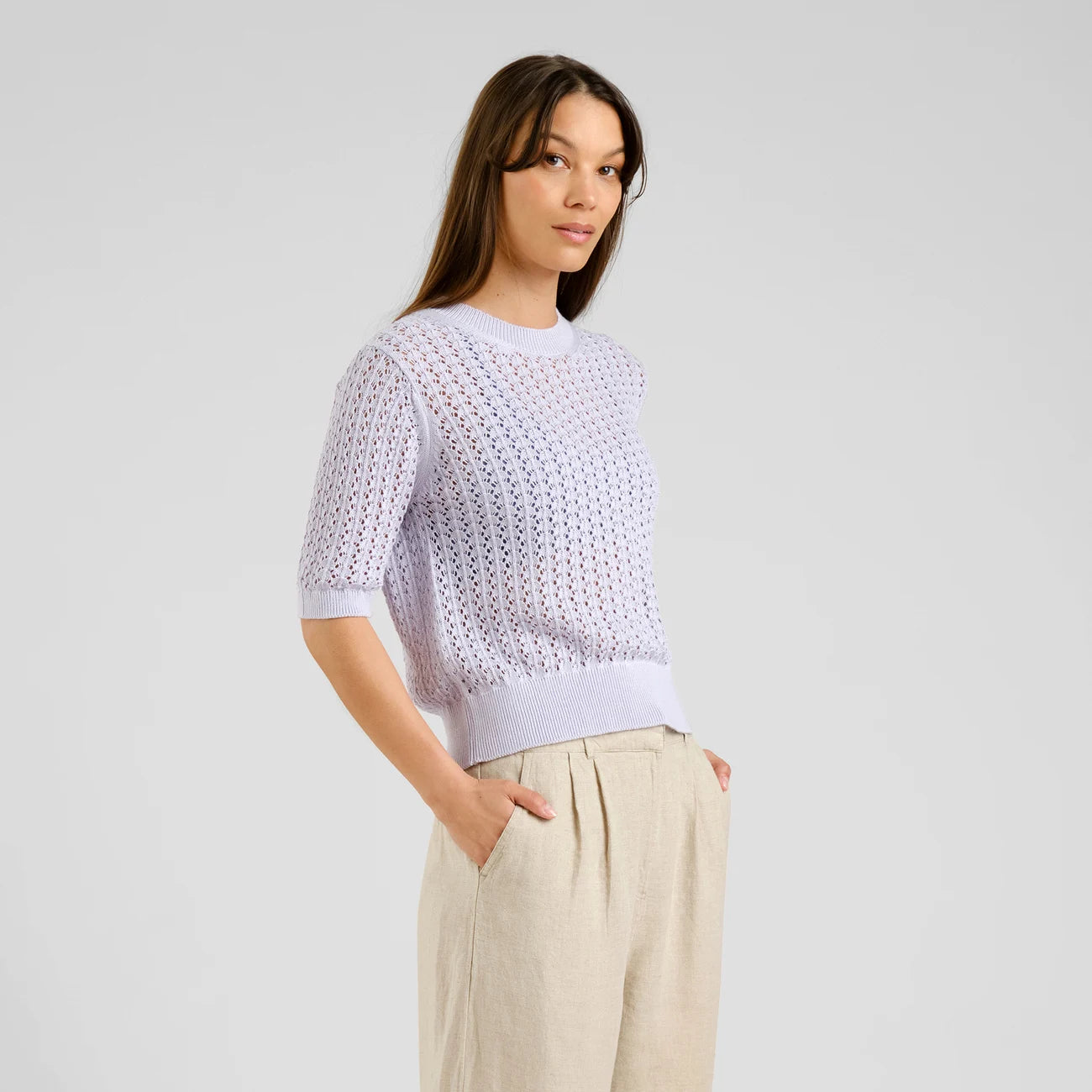 T-shirt tricot FLEN lila