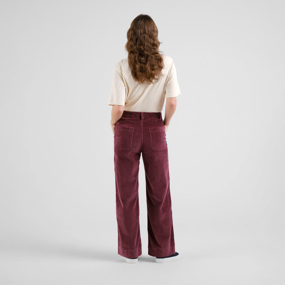 Pantalon VARA en velours - Figue