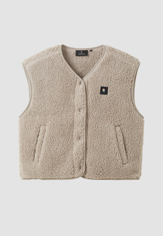 Veste teddy sans manches FARGESIA - 2 coloris disponibles