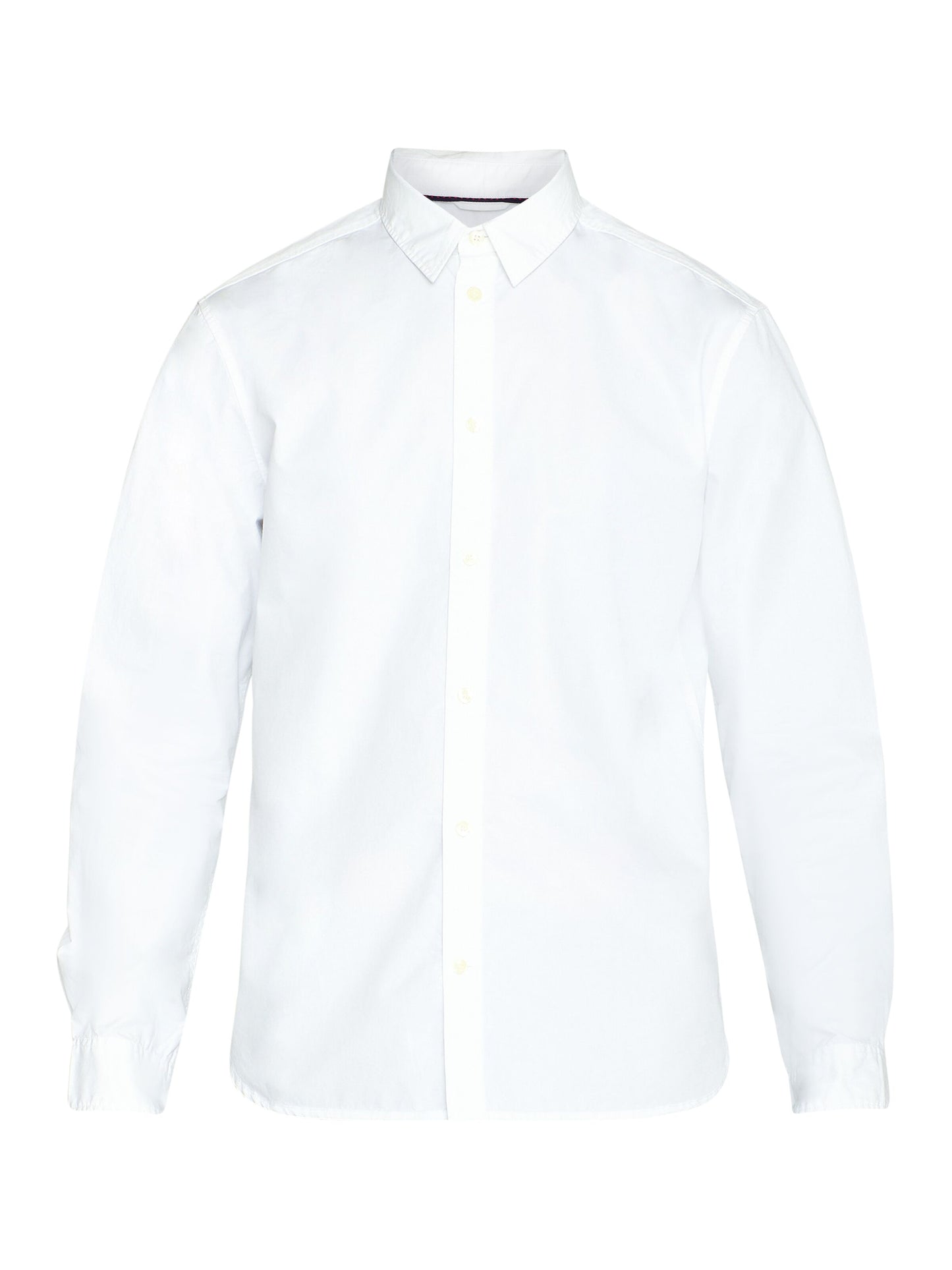 Chemise classique en coton blanc
