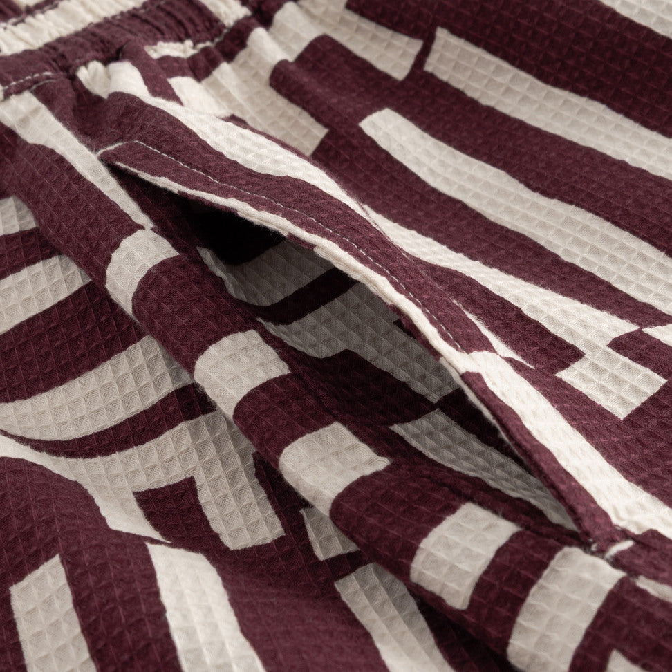 Short ASPUDDEN à motifs - Red fig