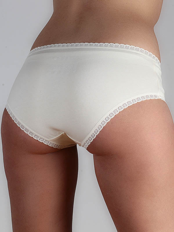Culotte blanche dentelle