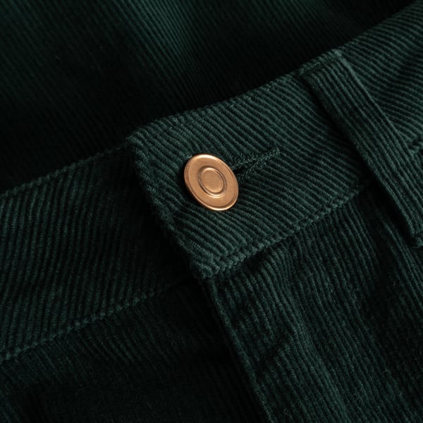 Pantalon RYDA en velours côtelé - Vert sapin