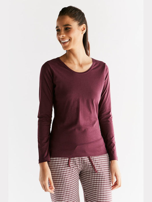 Ensemble pyjama pour femme - Aubergine