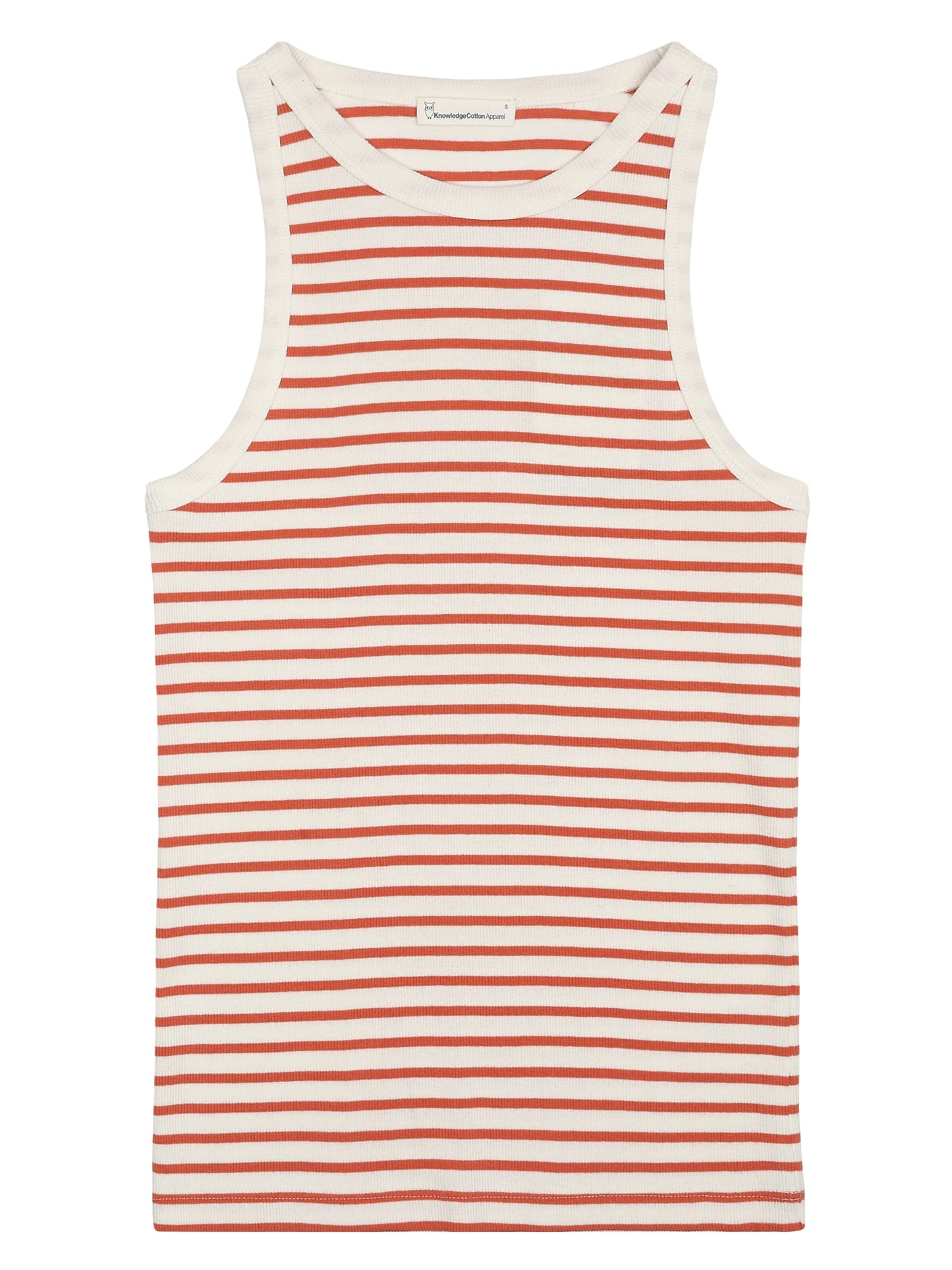 Top RACER rib - ligné corail