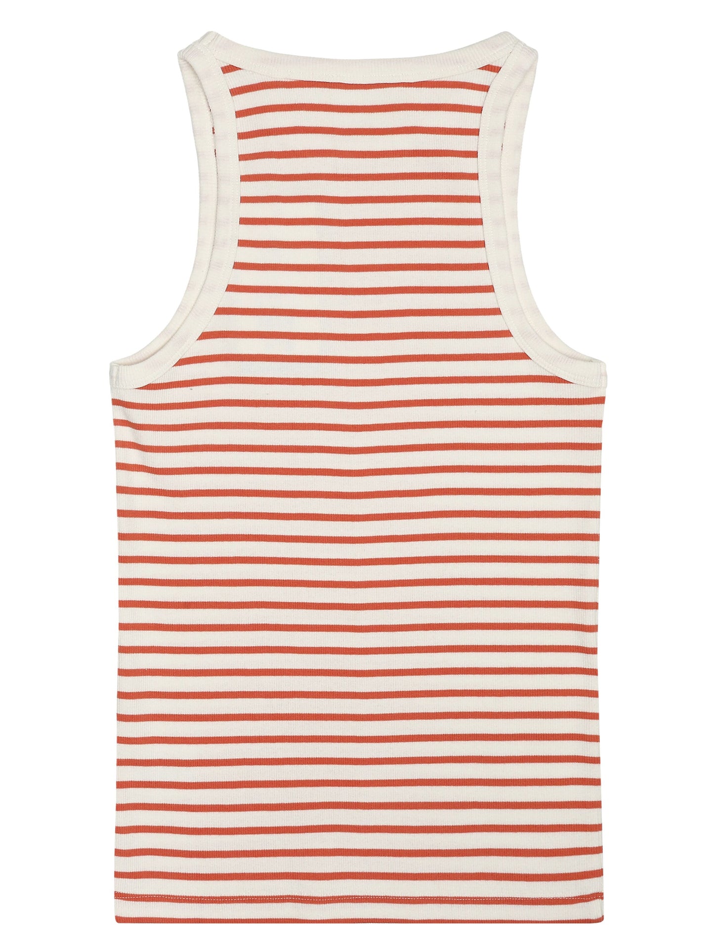 Top RACER rib - ligné corail