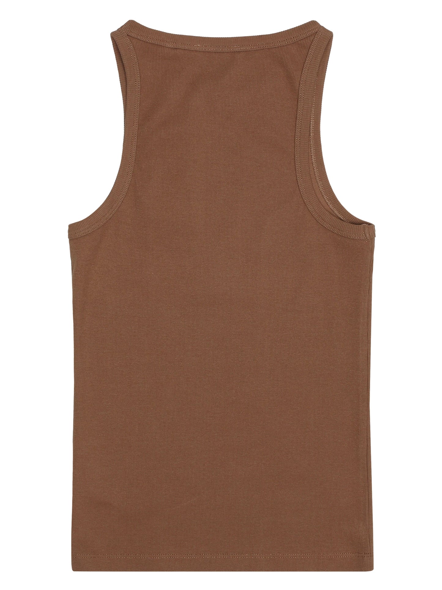 Top RACER rib - marron