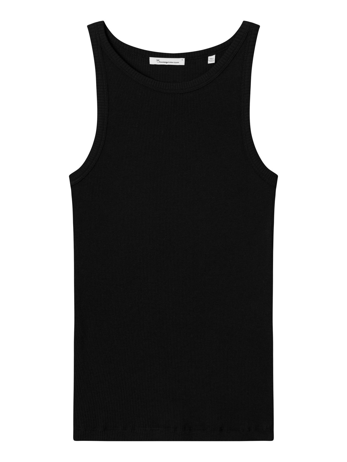 Top RACER rib - noir