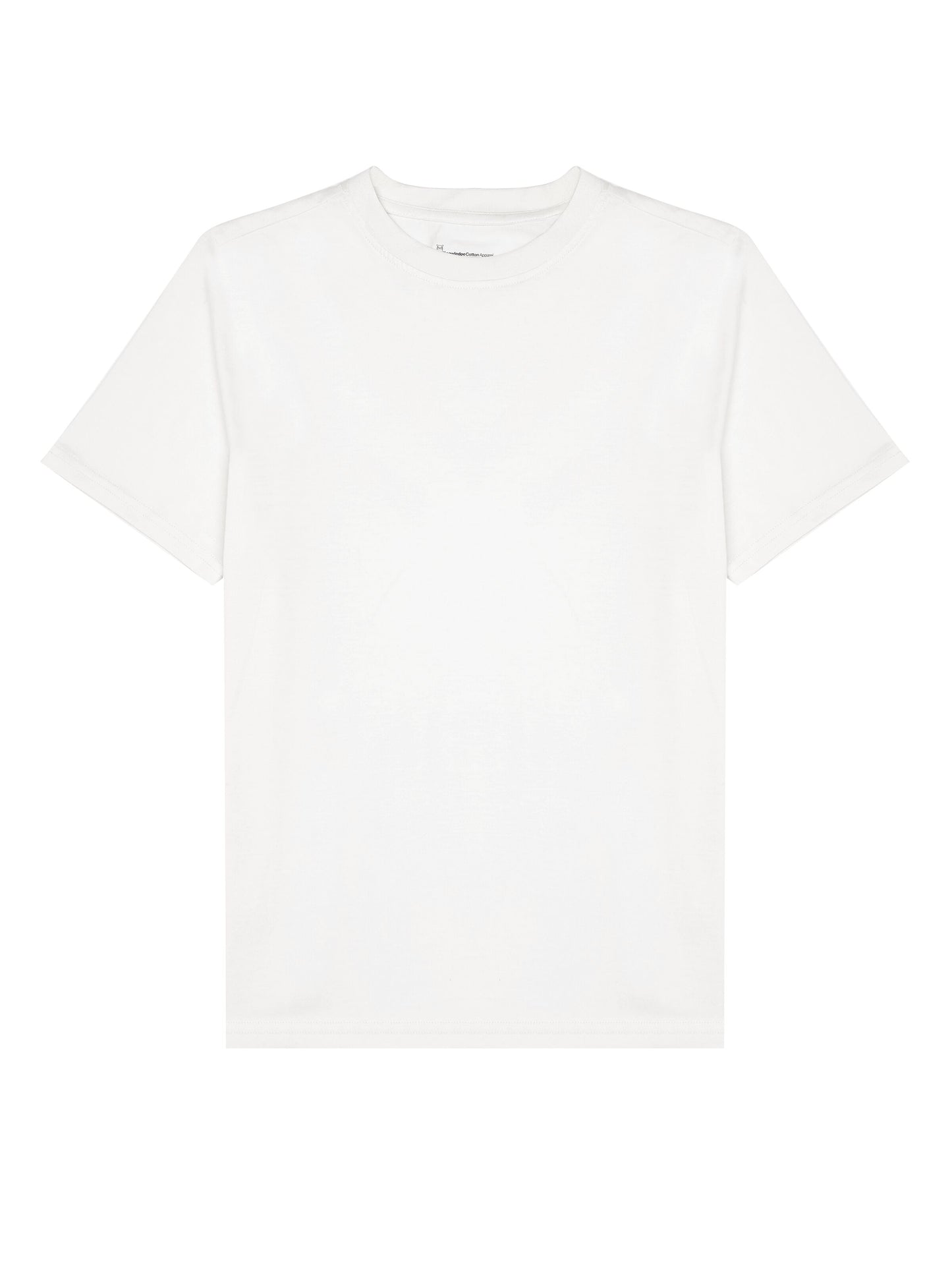 T-shirt basic PIMA en cotton - blanc cassé