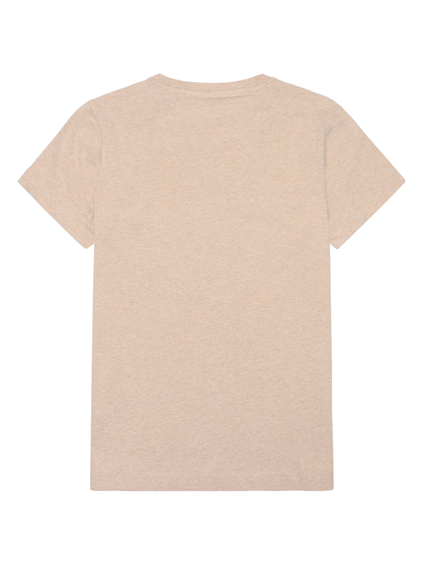 T-shirt basic badge - safari melange