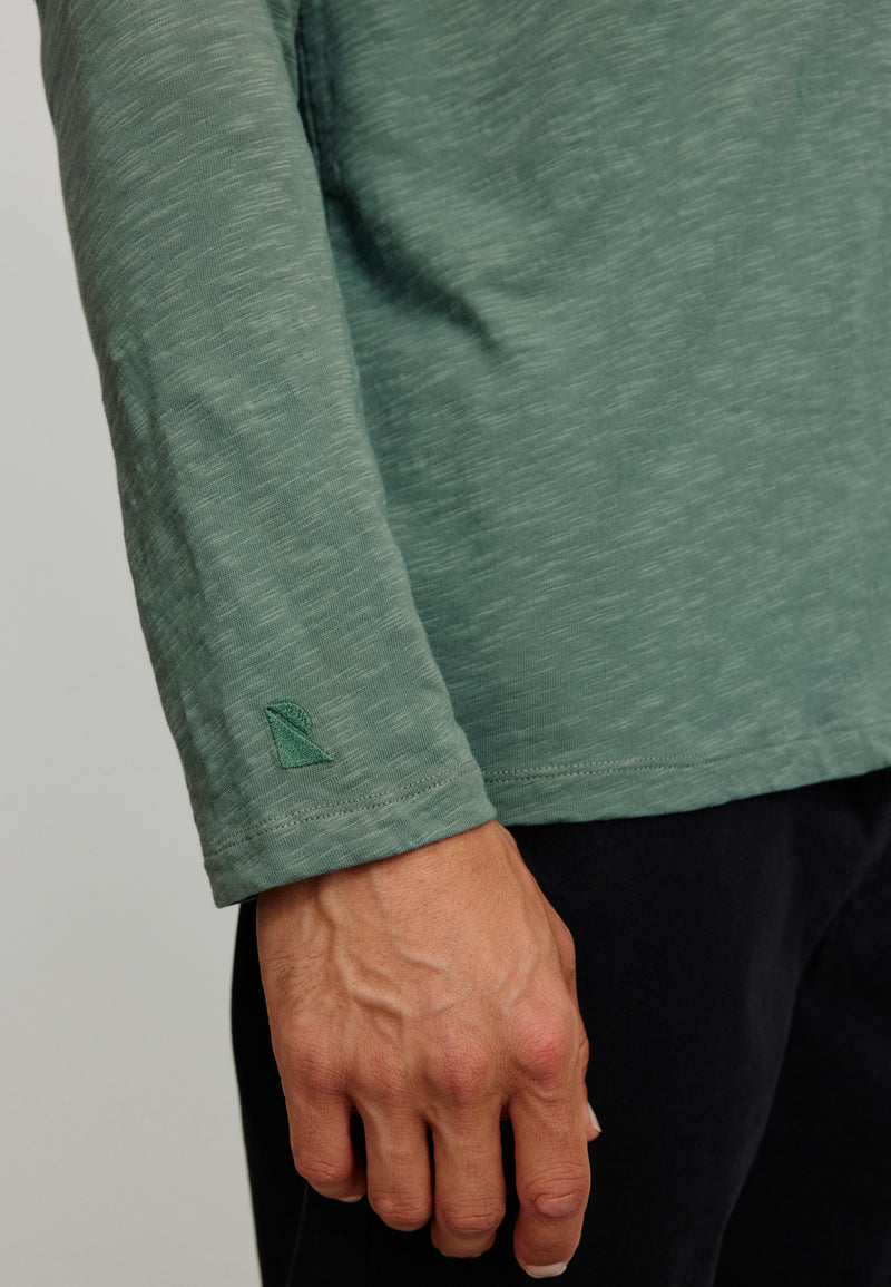 T-Shirt à manches longues - Vert sauge