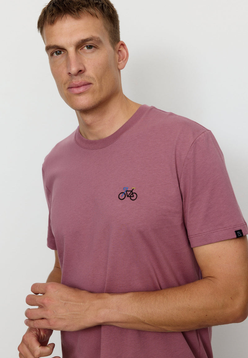 T-shirt AGAVE bike - prune