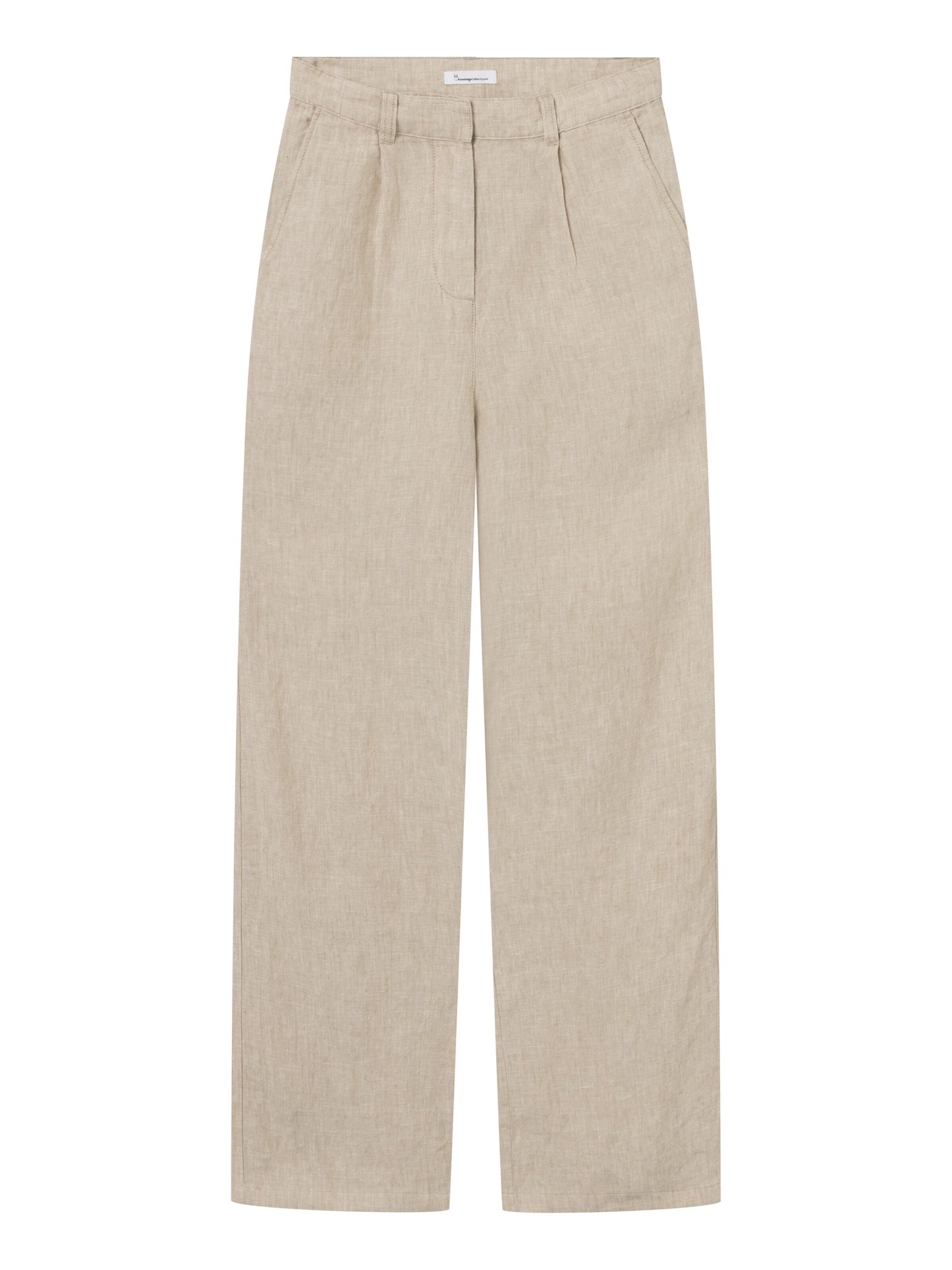 Pantalon ample POSEY en lin - beige