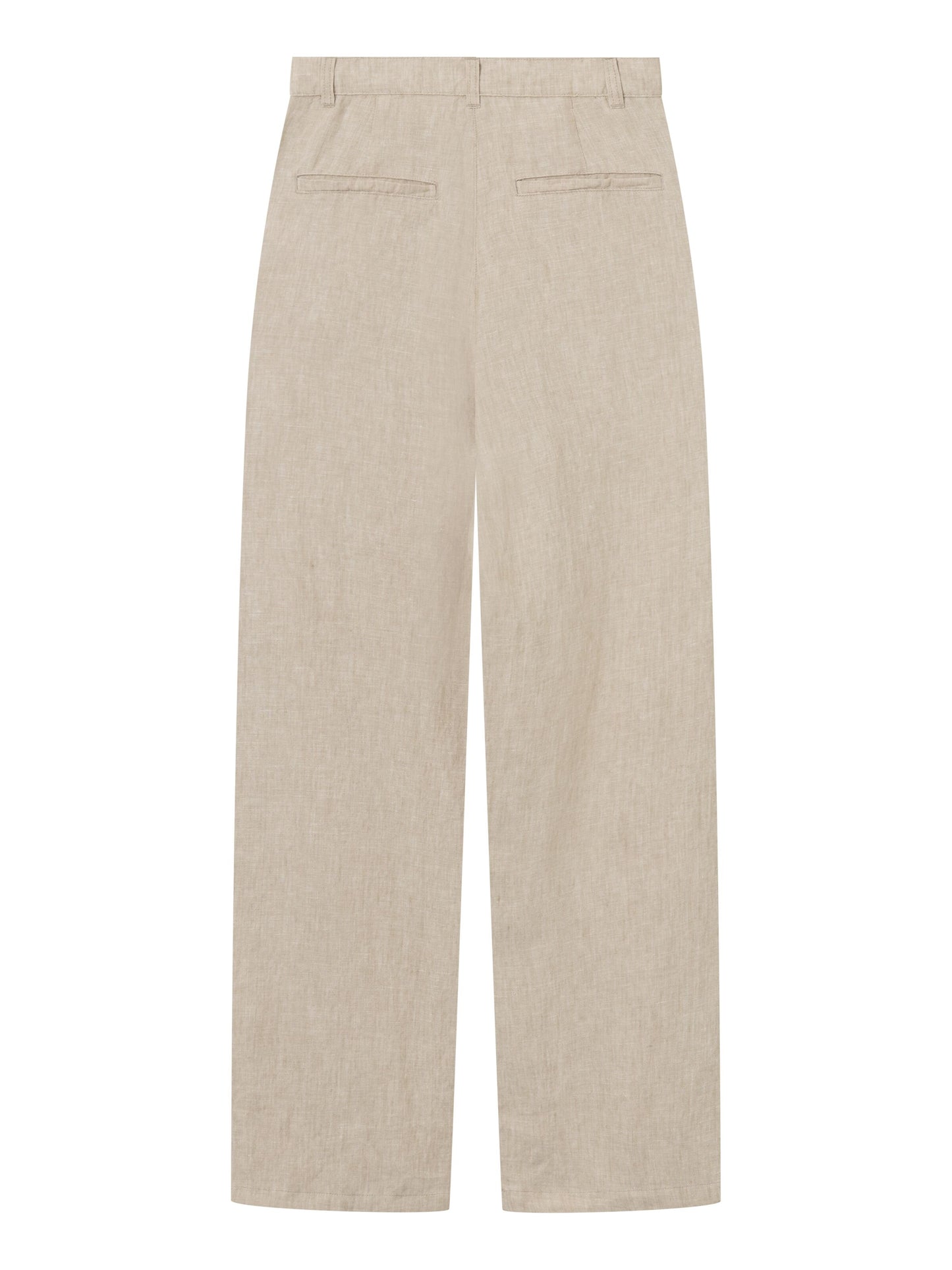 Pantalon ample POSEY en lin - beige