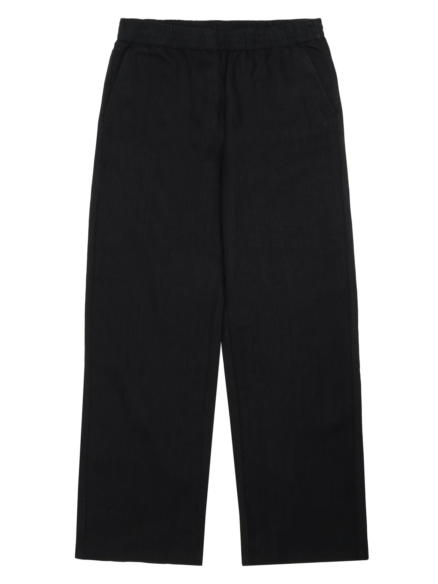 Pantalon ample POSEY en lin - noir