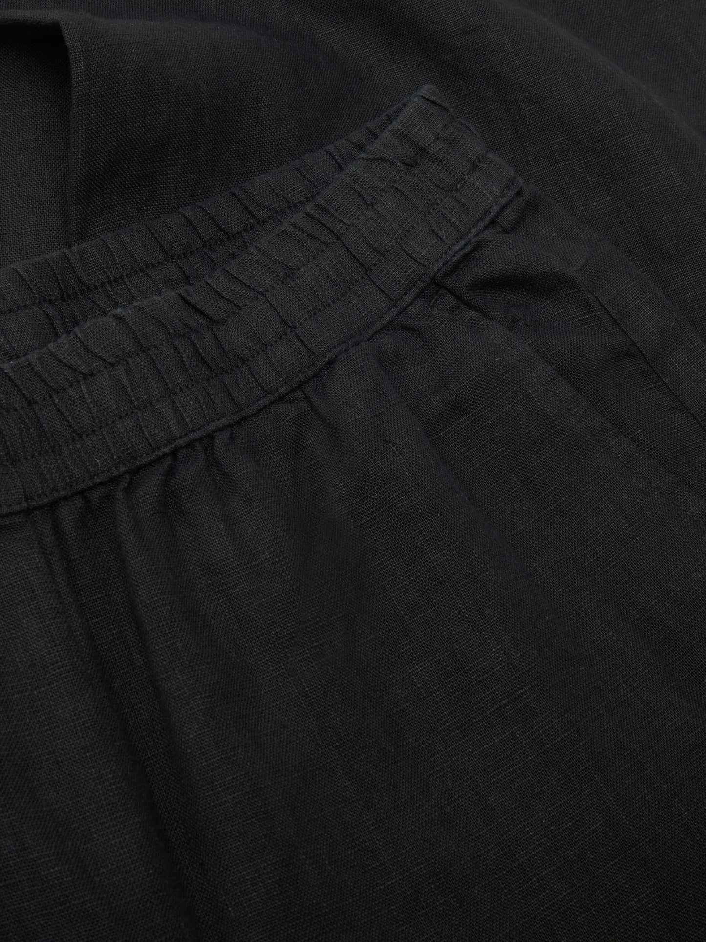 Pantalon ample POSEY en lin - noir