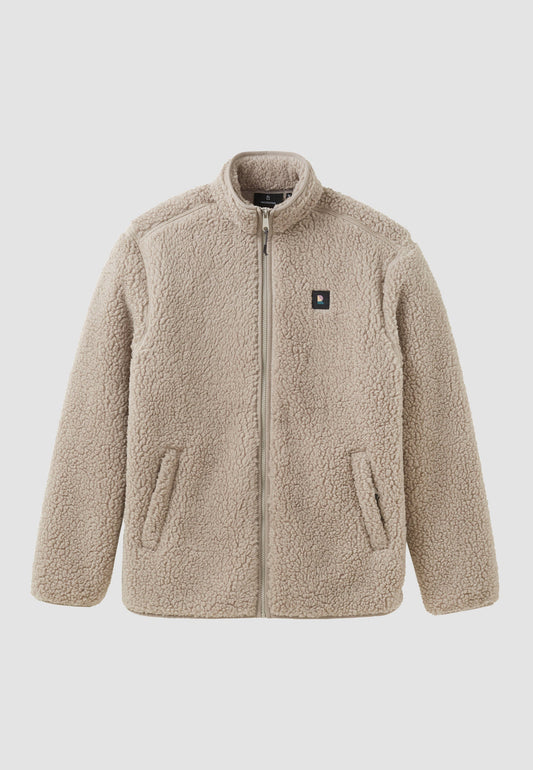 Veste teddy SPINDLE - Noisette