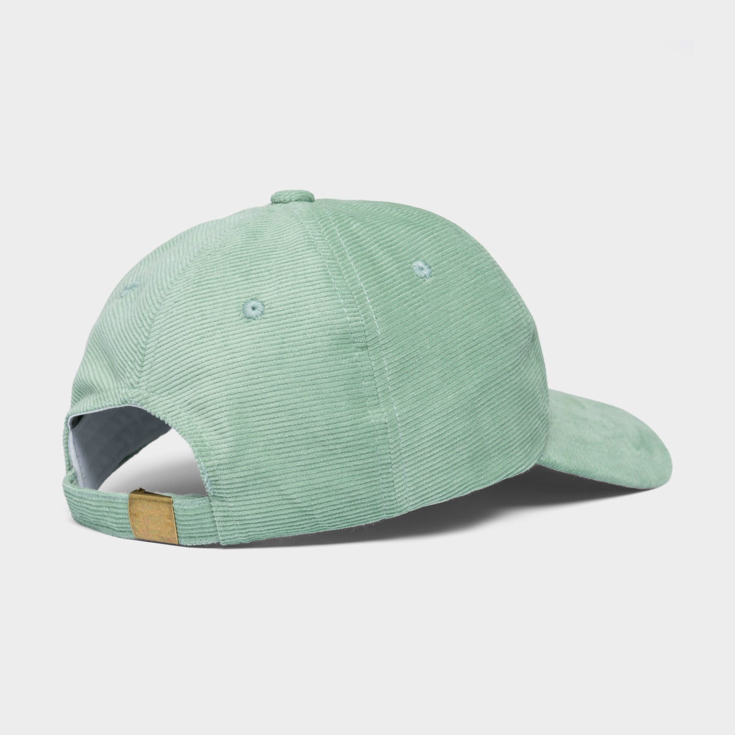 Casquette en velours côtelé vert sauge