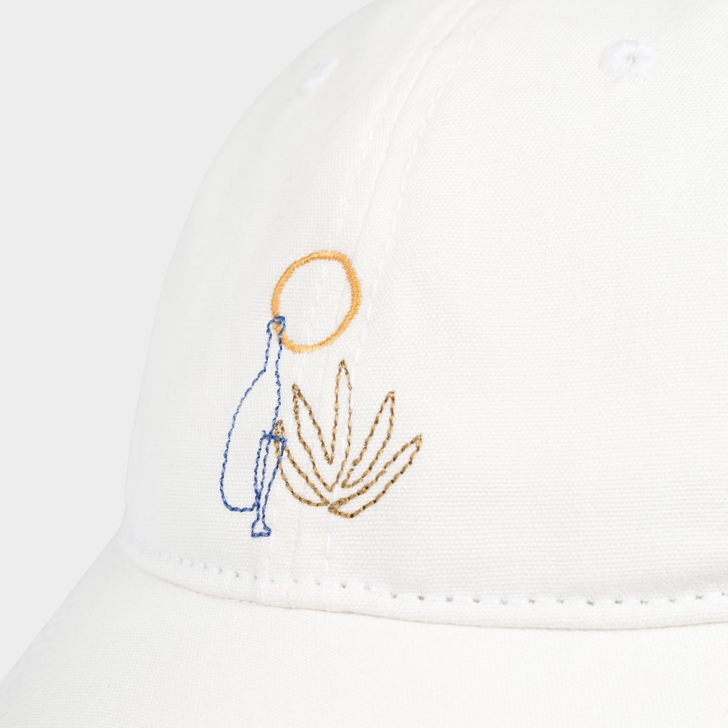 Casquette VACATION écru en coton bio