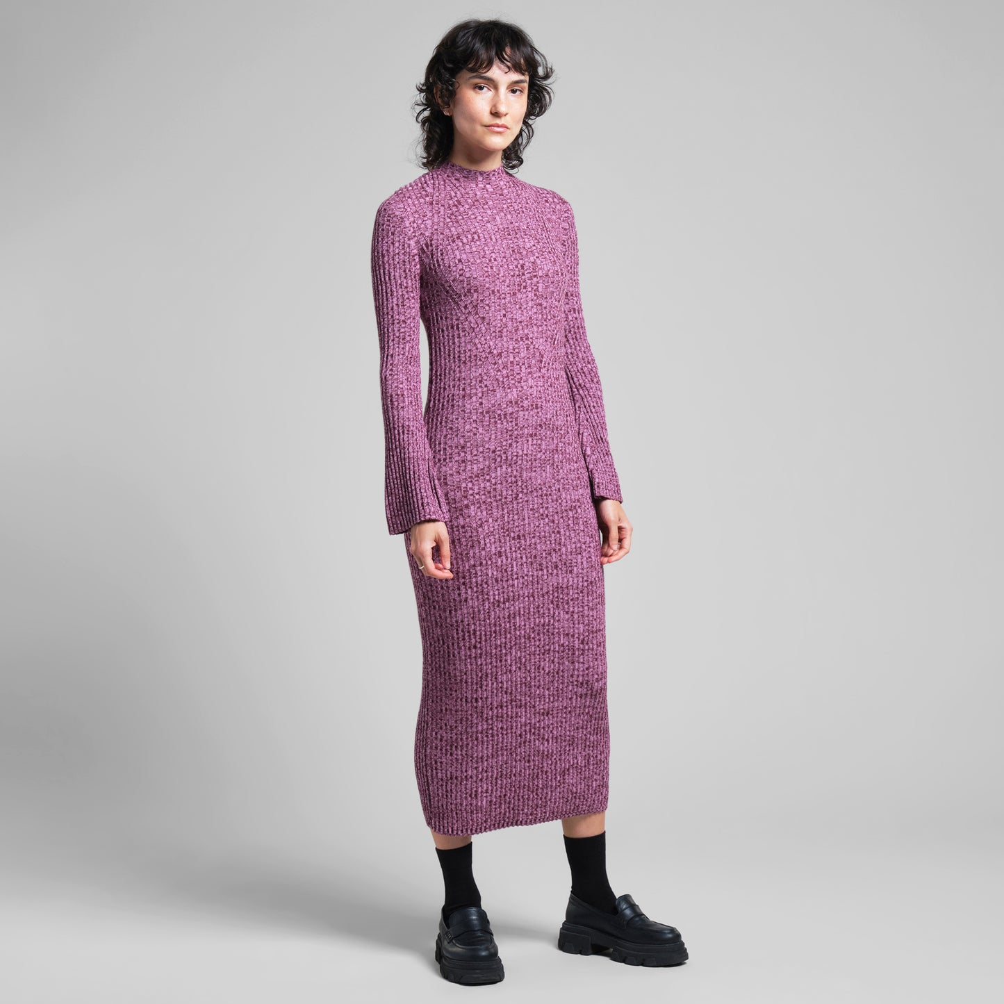 Robe VAMLINGBO bordeaux/rose