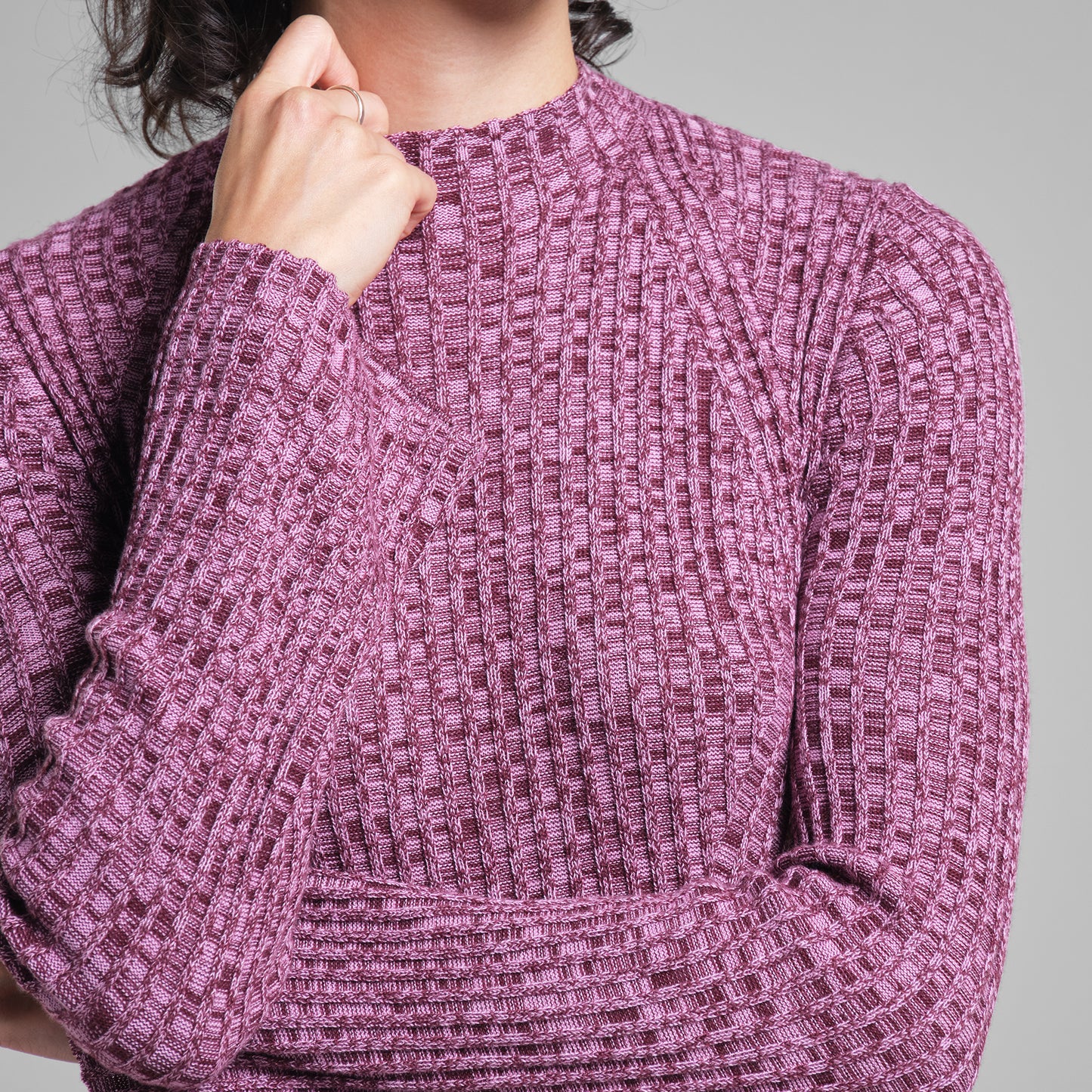 Robe VAMLINGBO bordeaux/rose