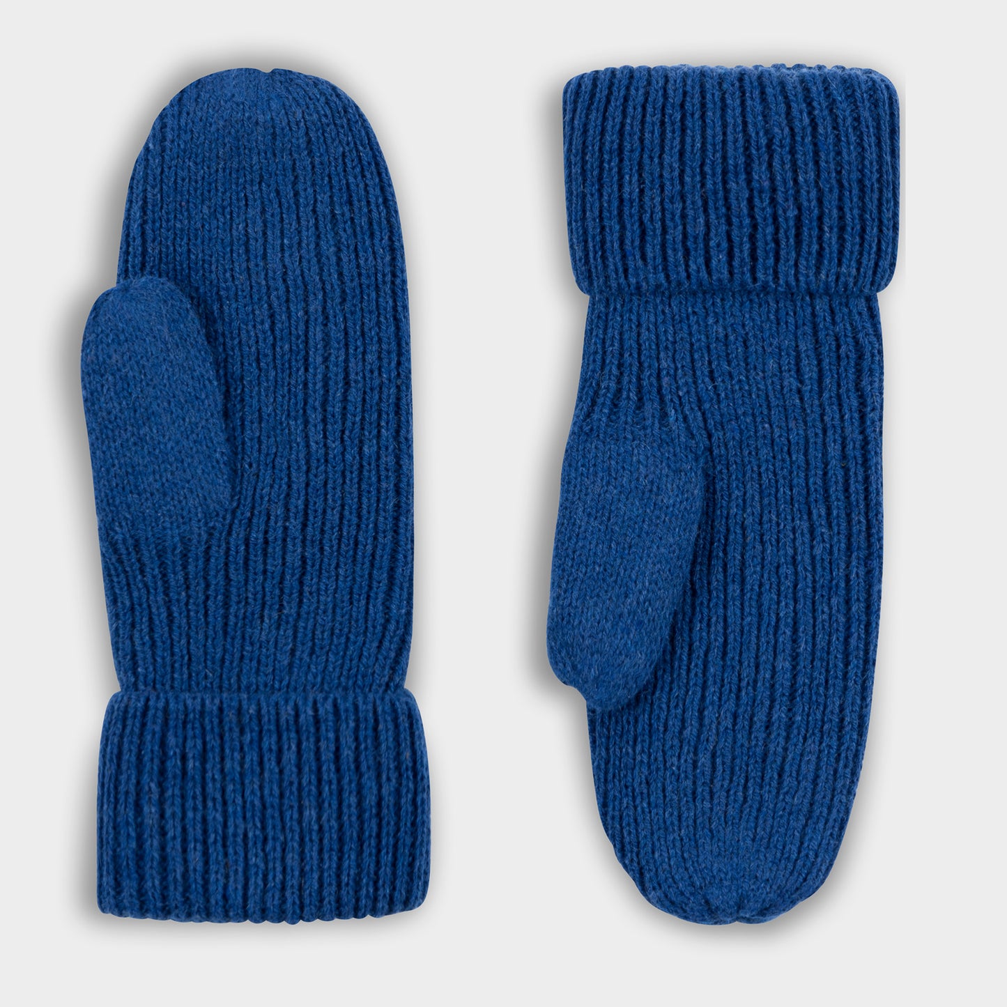 Moufles en laine Bleu roi