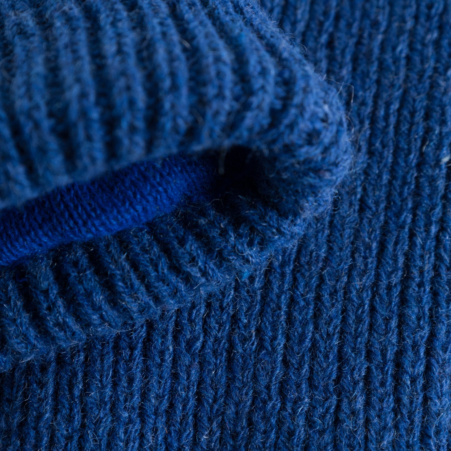 Moufles en laine Bleu roi