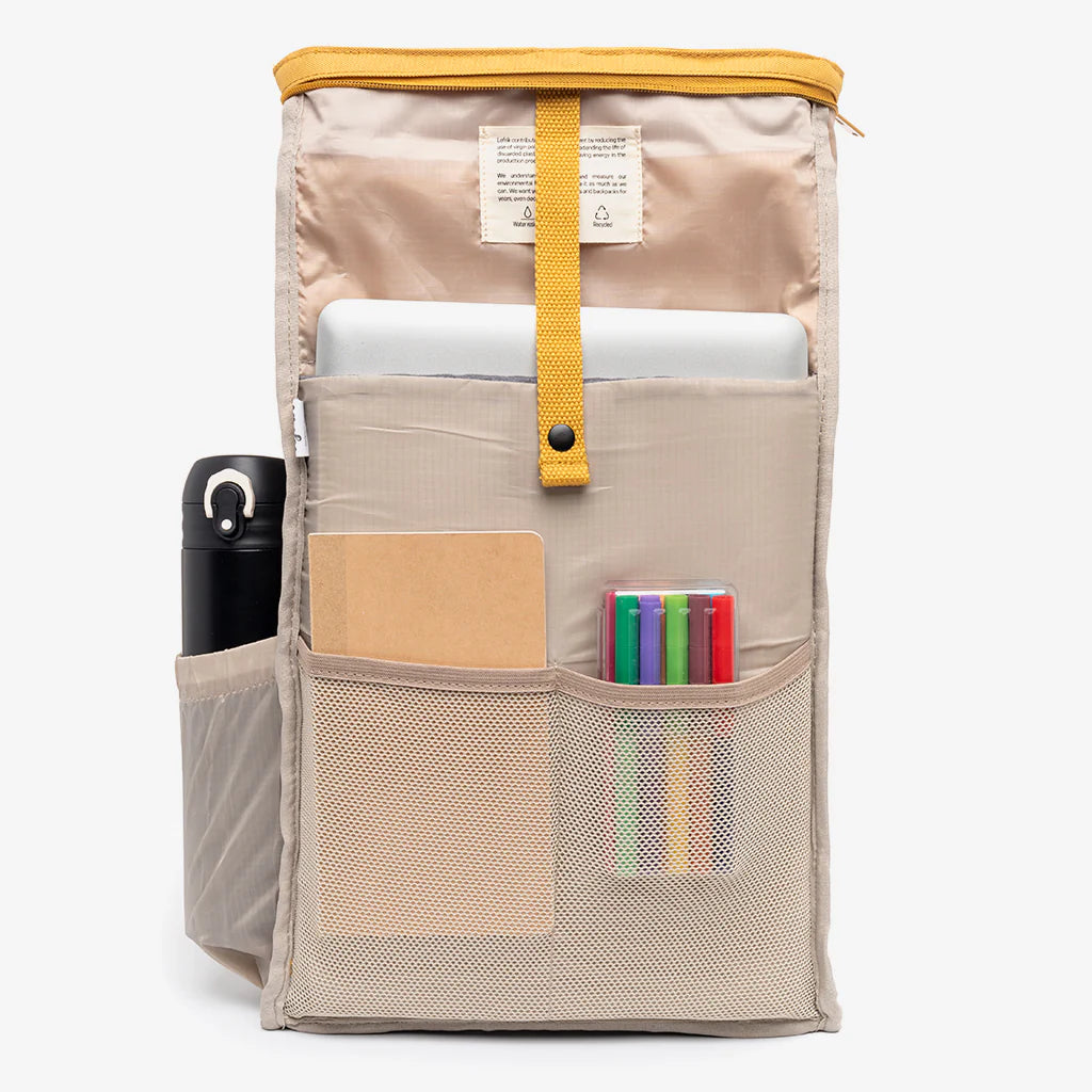 Roll Mini Backpack Mustard