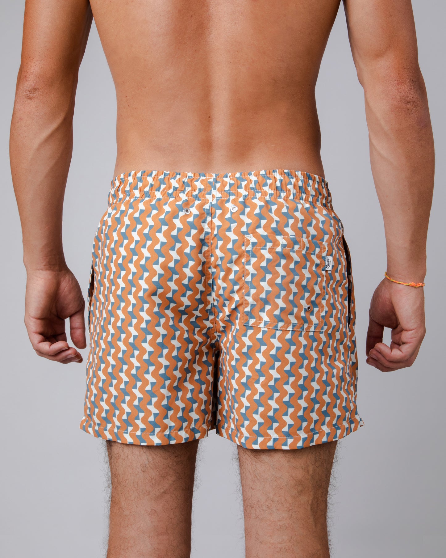 Short de bain TILES ocre