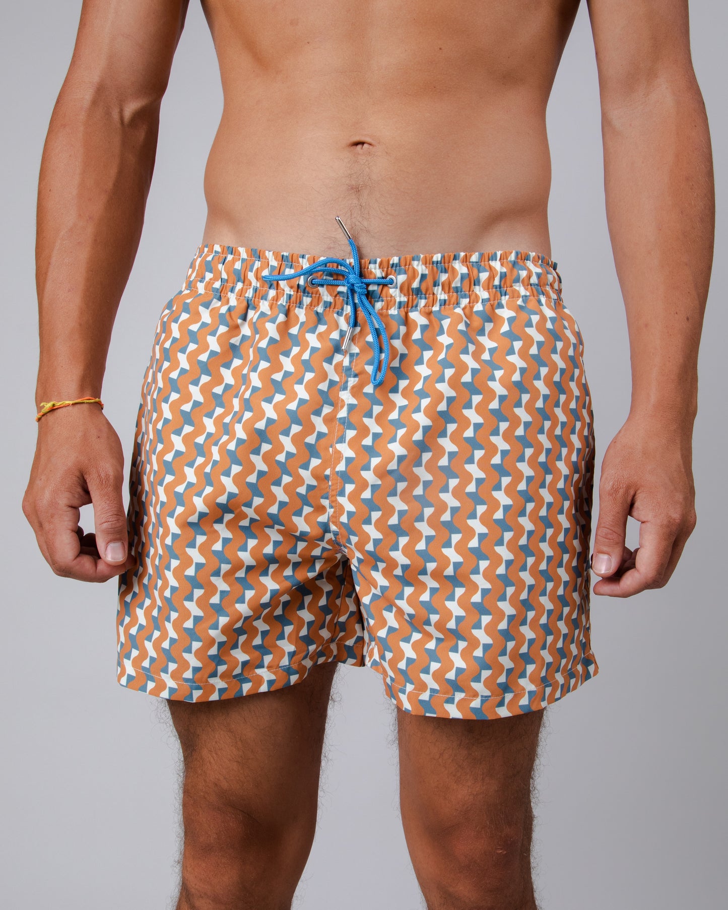 Short de bain TILES ocre