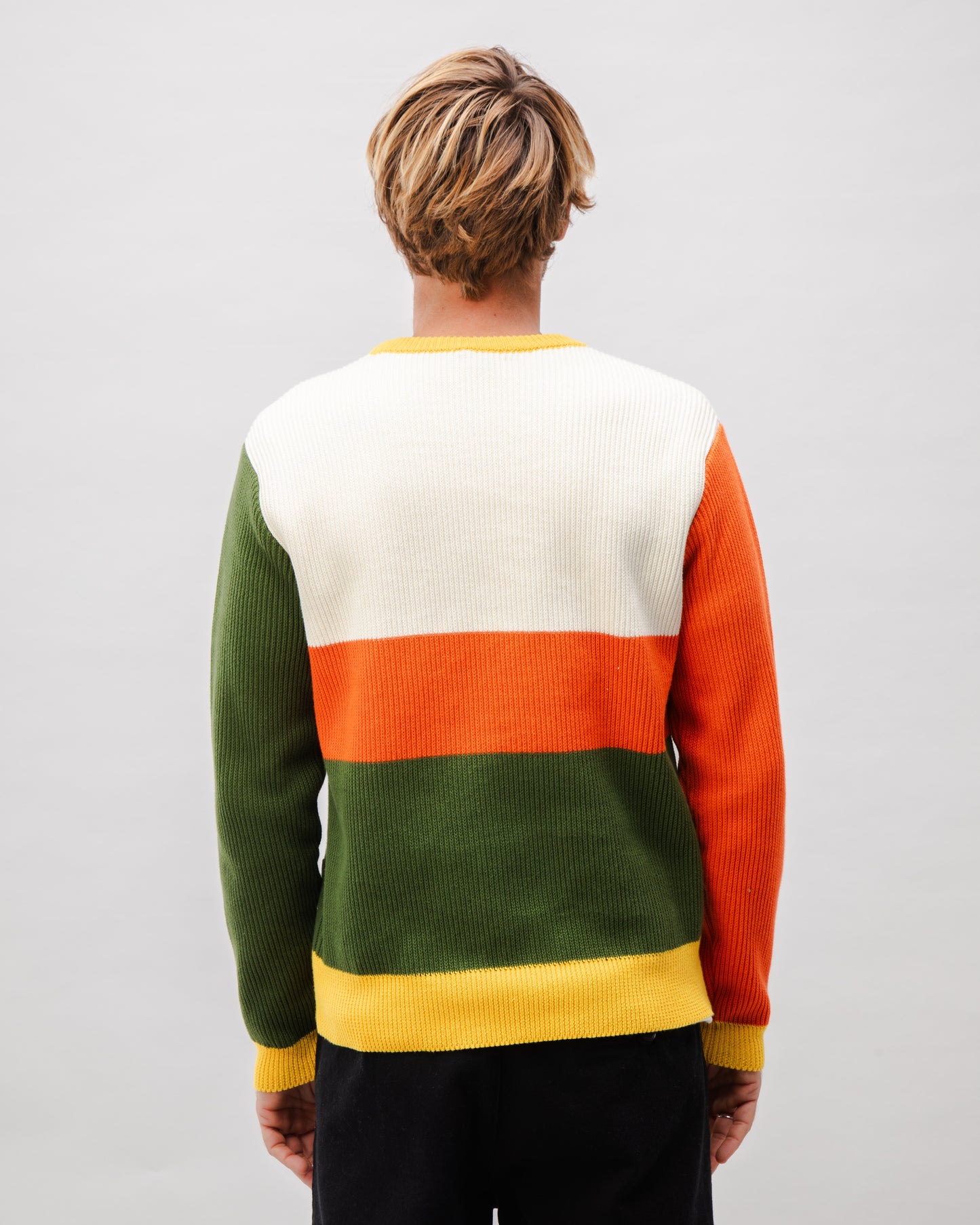 Pull block colors en coton