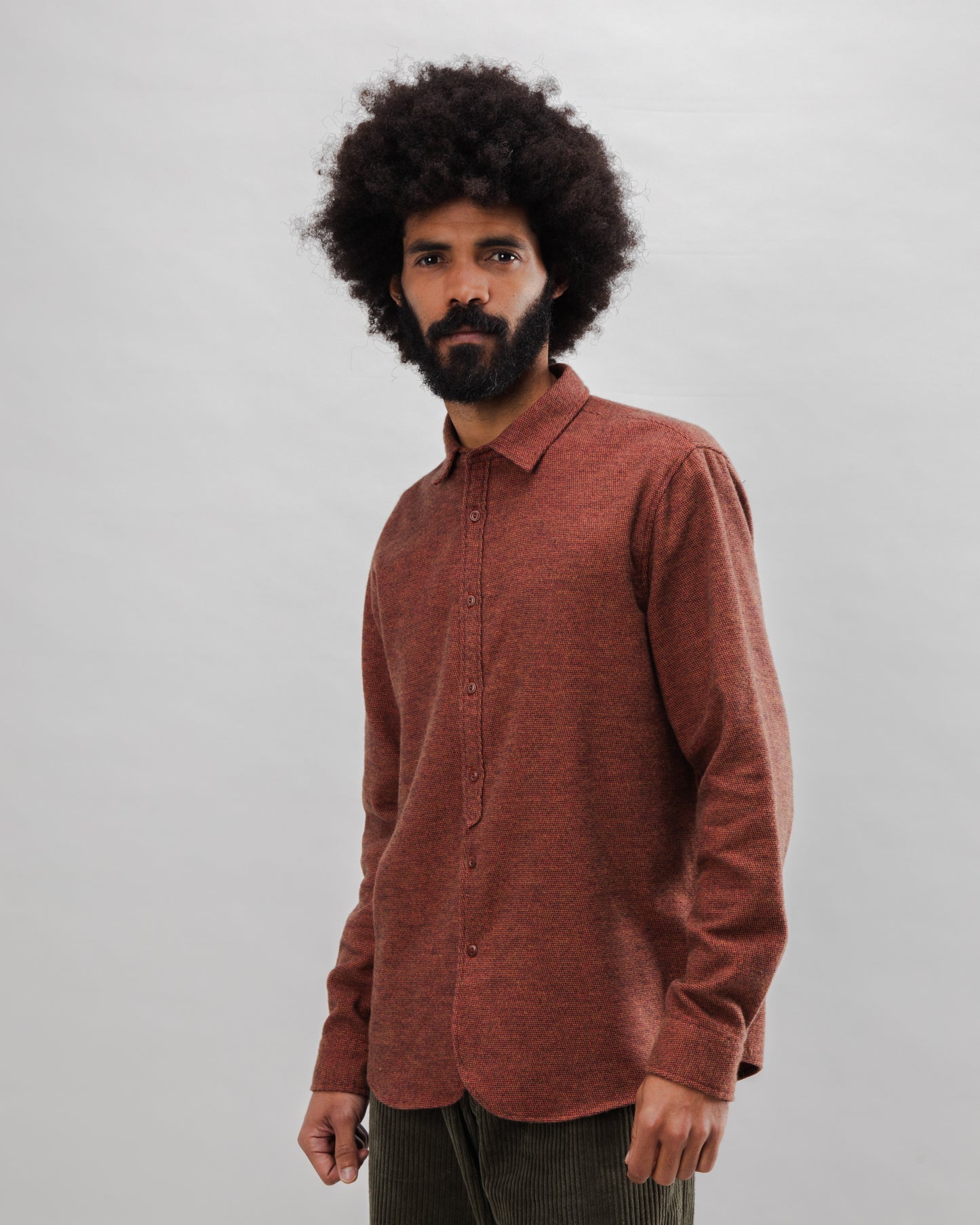 Chemise MOULINE regular orange