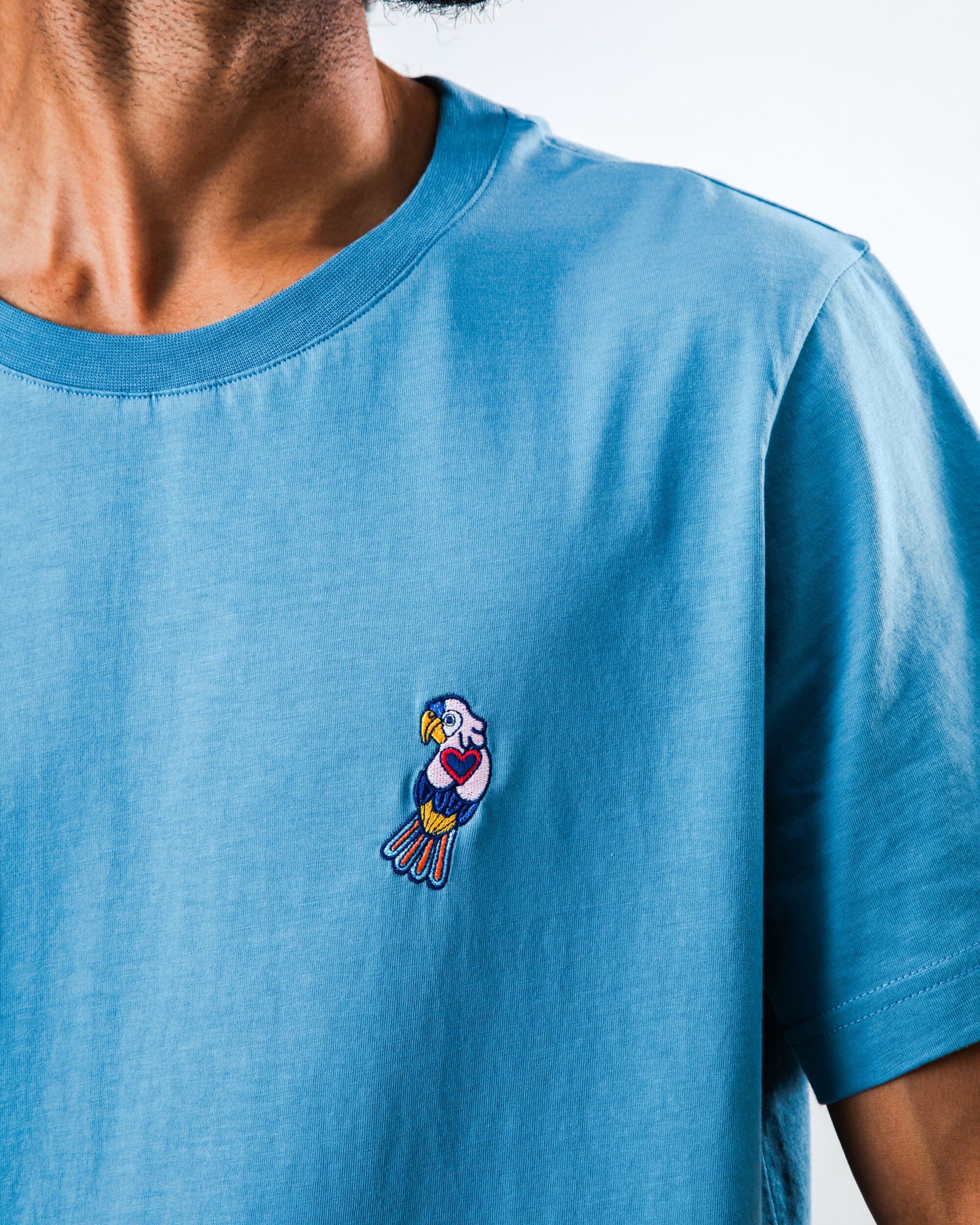 T-shirt ASIS perroquet - bleu