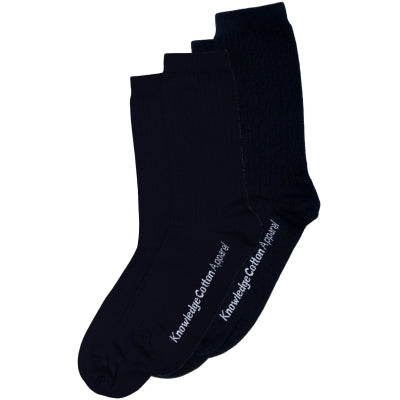 2-pack chaussettes classiques - noir