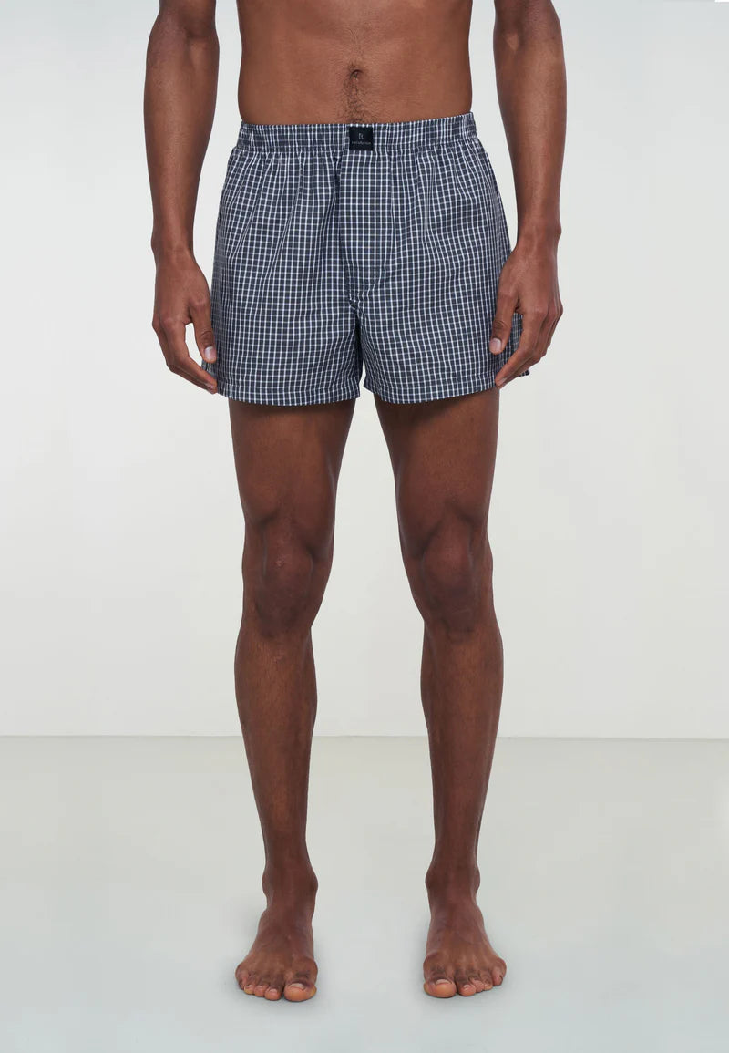 Caleçon américain AMARGO check - dark grey