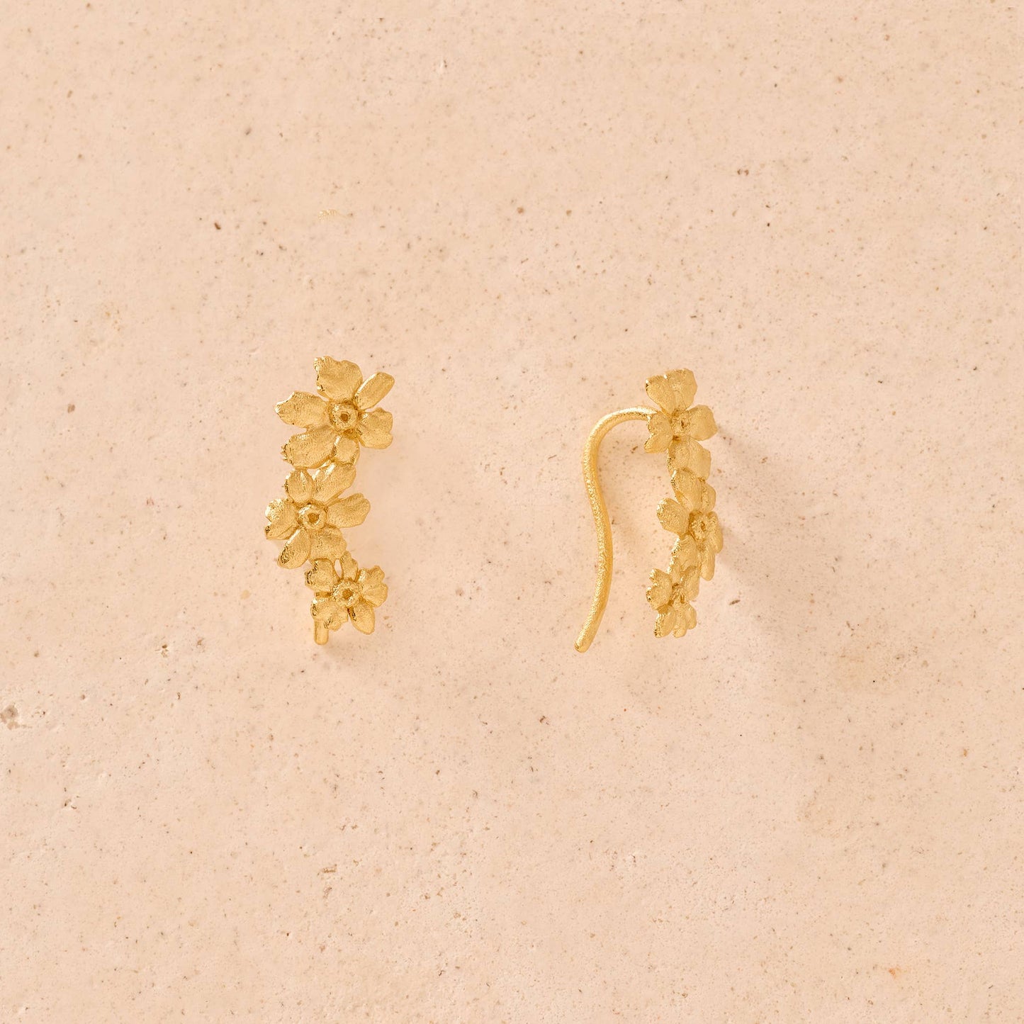 Boucles d'oreilles Rosaria | Bijoux en or, cadeau imperméable