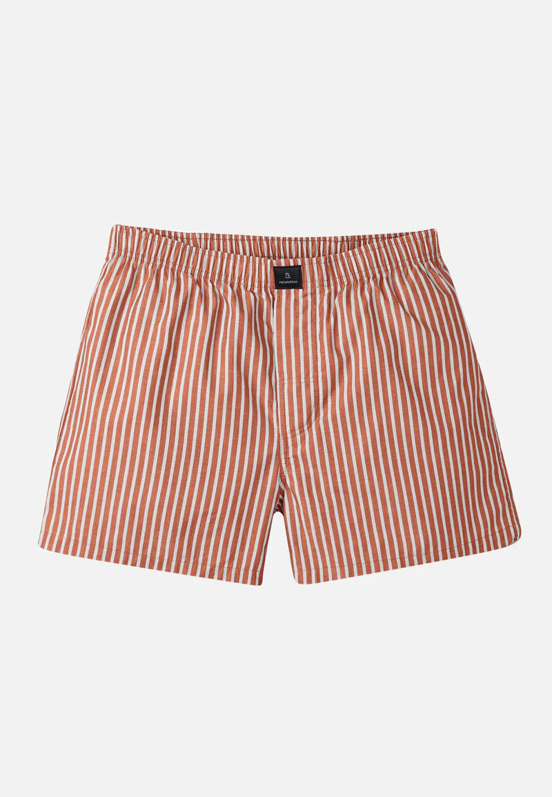 Caleçon américain AMARGO stripes - Orange