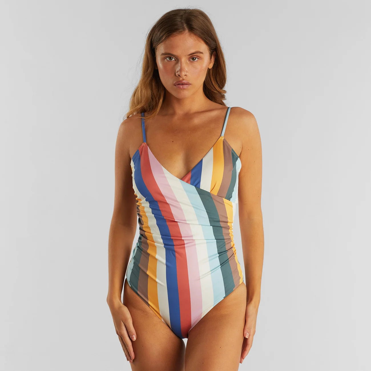 Maillot de bain 1-pièce KLINTE Ligné - Multicolor