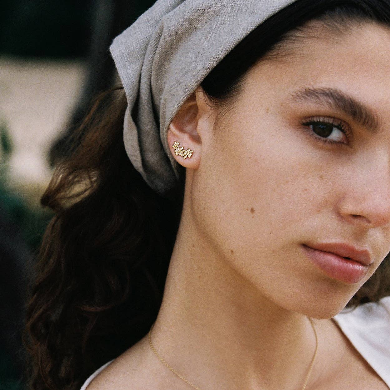 Boucles d'oreilles Rosaria | Bijoux en or, cadeau imperméable